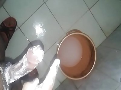 Indian boy soap masturbation in bathroom part 2